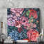 « vibrant floral », reproduction sur toile tendue-26154236