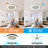 19-Inch Low Profile Ceiling Fan With Light, Flush Mount, 5 Transparent Blades, Matte Finish, Dimmable Dual LED, Remote , For Bedroom, Living Room, Kitchen-848952074