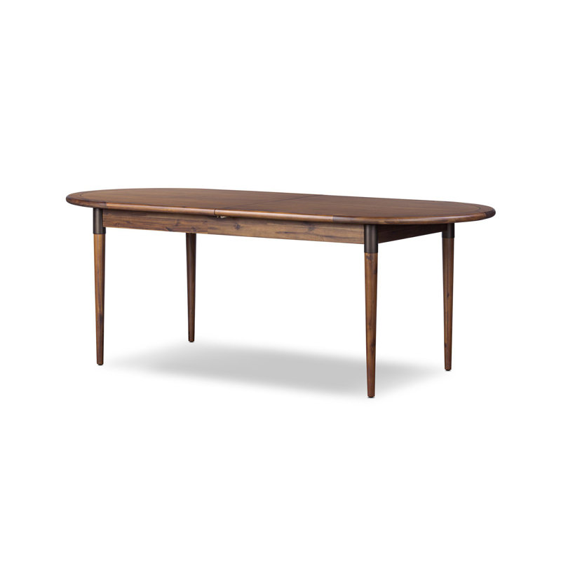 Harper Oval Solid Wood Dining Table, Toasted Walnut