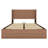 Kira Queen Solid Wood Platform Bed with lifting storage