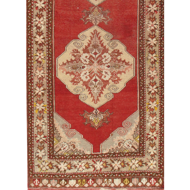 Vintage One-of-a-Kind 3'7" X 10'8" Area Rug