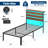 LED Bed Frame with Charging Headboard