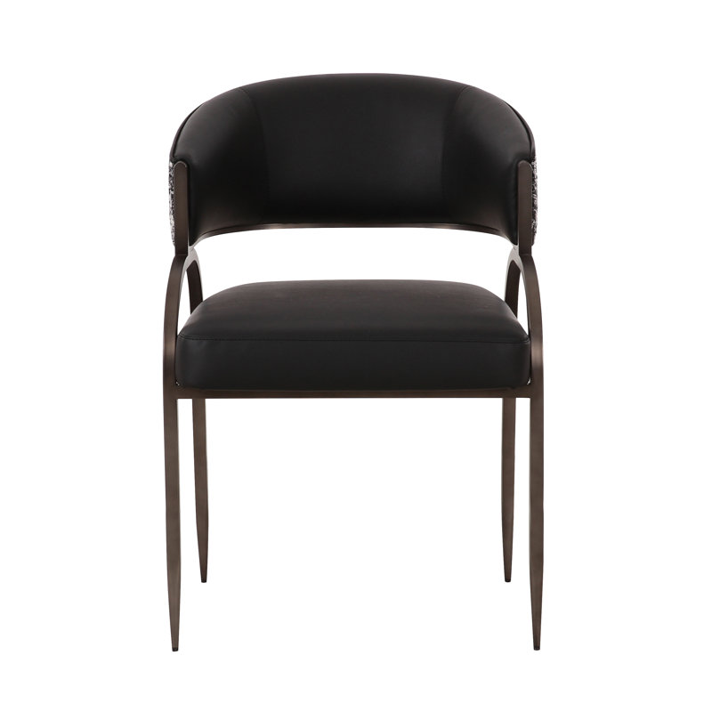 Chaise de salle à manger Tatum, Noir