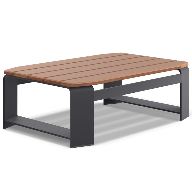Table basse avec plateau, Graphite