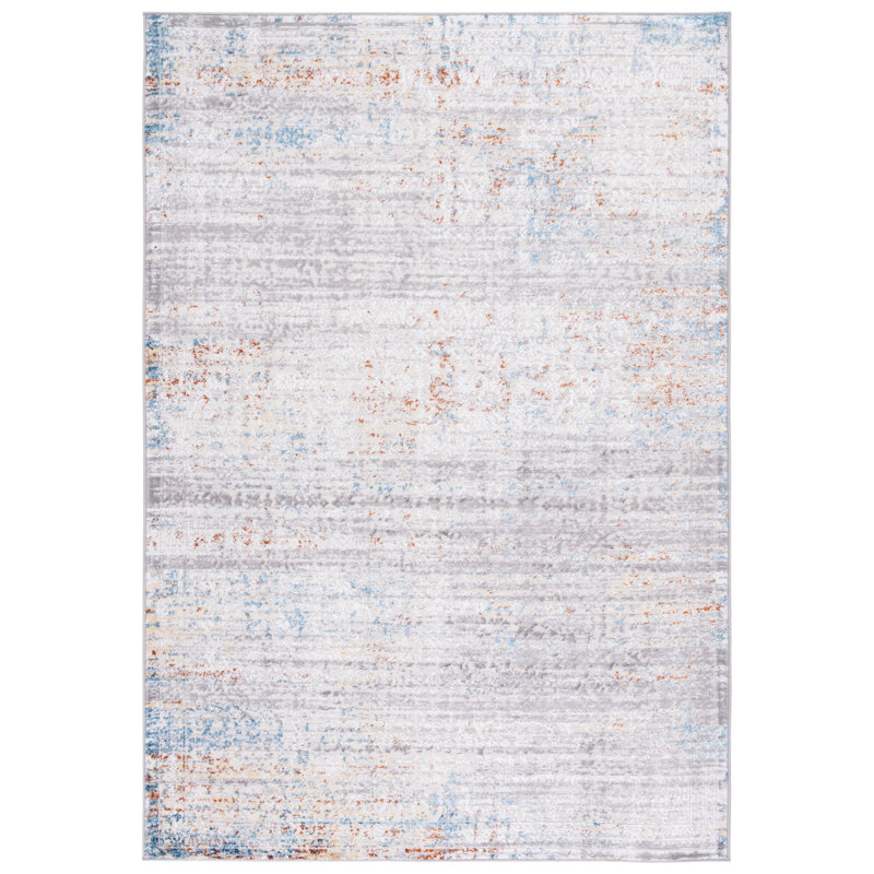 Tapis gris / gris clair Minyard 239, Rectangle 9 pi x 12 pi