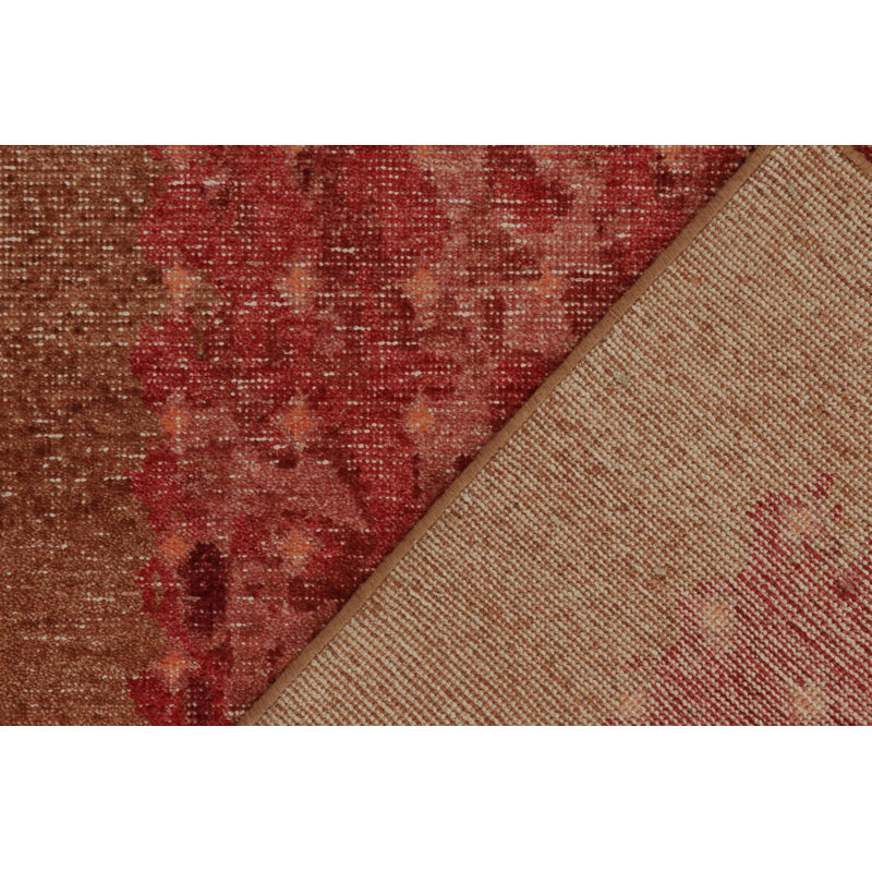 Homage Hand Knotted Wool Geometric Area Rug, Rectangle 9' x 12'