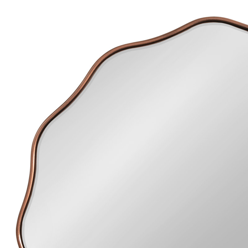 Miroir mural Francina, 26 po x 26 po, Bronze