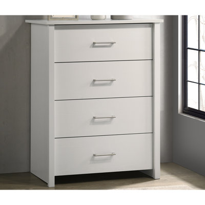 Commode 4 tiroirs l 32 "avec poignées