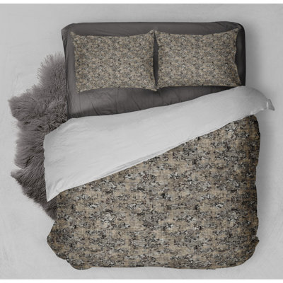 Polyester Box Stitch Abstract Comforter