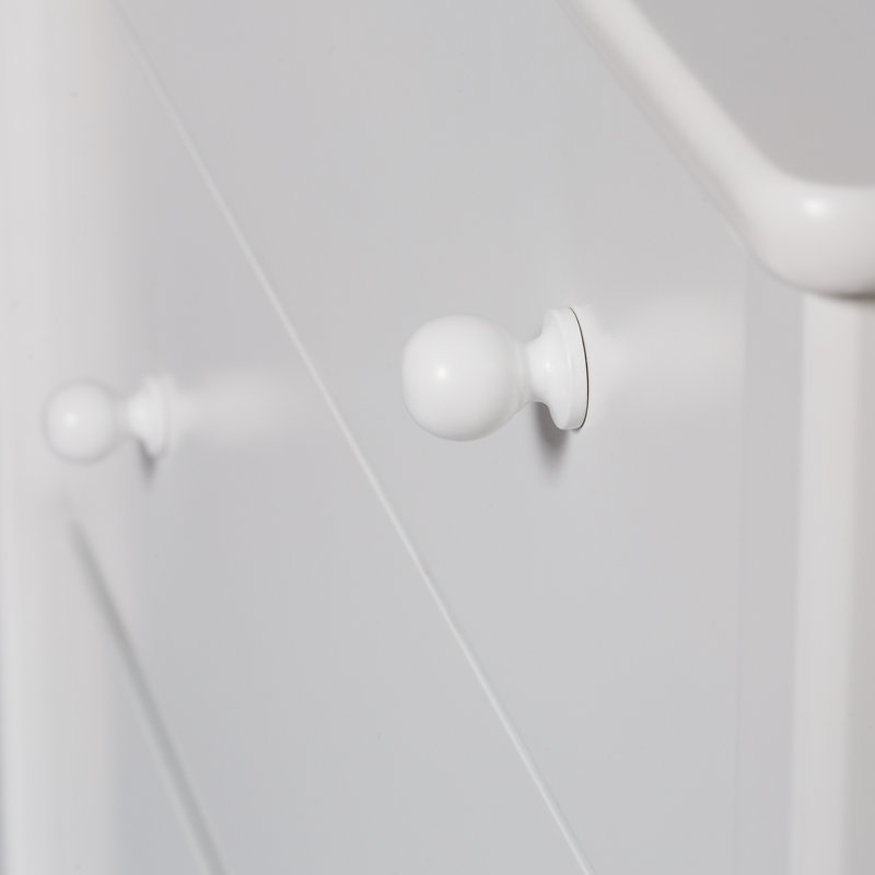 Commode 3 tiroirs Little Seeds Clover, Blanc