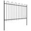 Carita Black Metal Fence Panels Included-1275954435