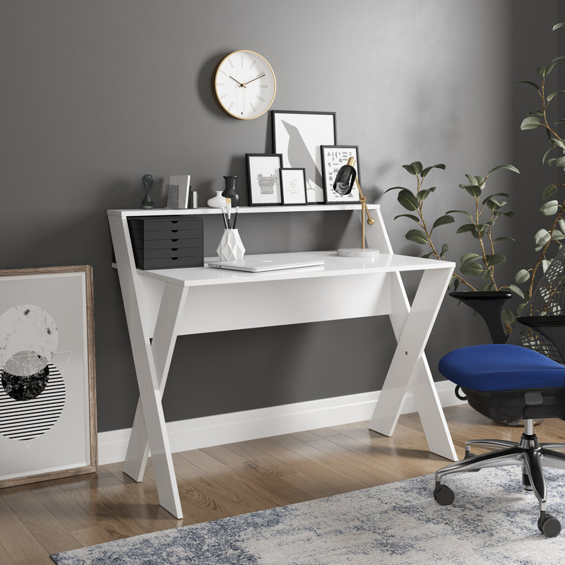 Eriqua Computer Desk, White