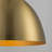 1-Light Dimmable Metal Dome Pendant