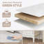 Commode verticale en bois manufacturé avec 5 tiroirs