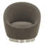 Fauteuil demi-tonneau pivotant de 32 cm Teston-182708469-182708471