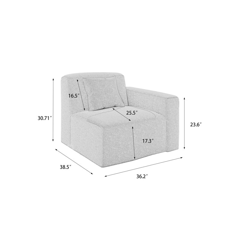 Canapé d'extérieur pour patio, Gris foncé