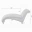 Chaise longue sans accoudoirs touffetée