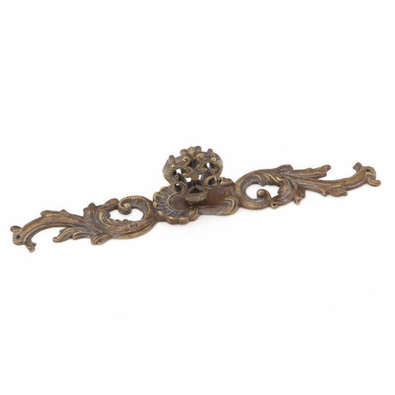 French Novelty Knob, Monticello Brass