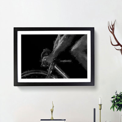 Cycling in Abstract - Picture Frame Graphic Art Print