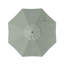 Parasol en bois de teck 7,5 pi-557198563
