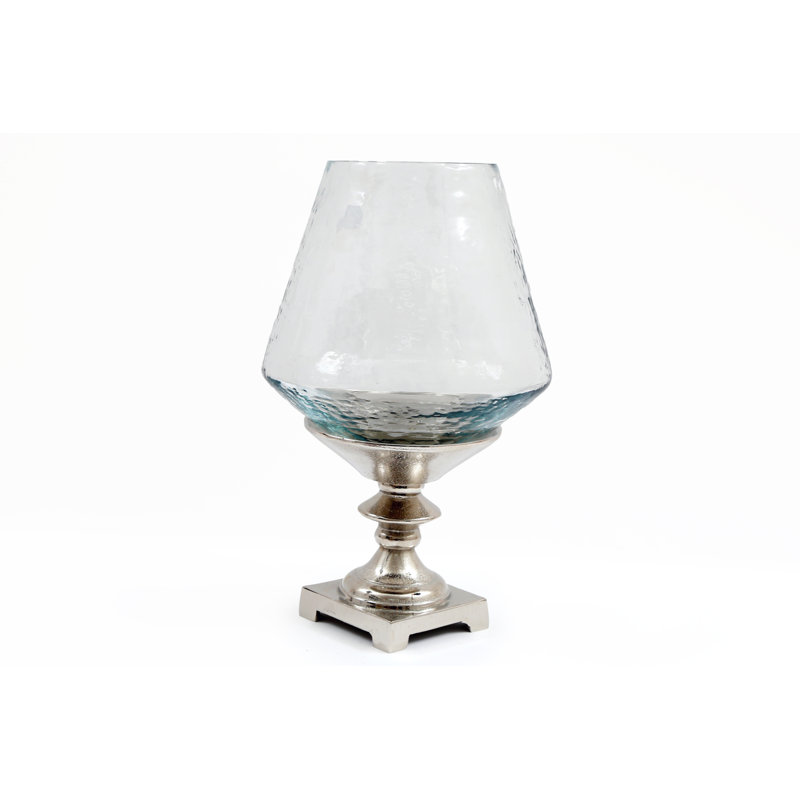 Metal Tabletop Tealight Holder, Silver