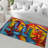 Bohemian Print With Pile Soft Area Rug Infused with Rich Floral Patterns for a Chic Living Room or Bedroom Decor-1439800441