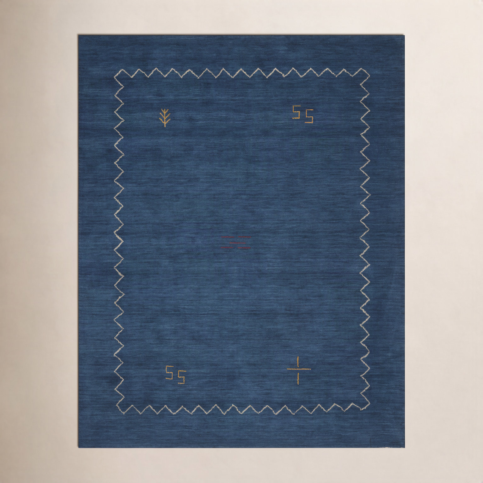 Danforth Hand-Woven Flatweave Wool Rug, Rectangle 8' x 10'