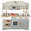 Hé! Jouez! Ensemble de cuisine pour enfants avec micro-ondes, cuisinière, ustensiles et nourriture pour enfants
