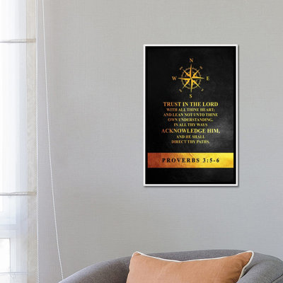 " Proverbs 3:5-6 Bible Verse " by Adrian Baldovino