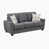 Chenille gris foncé