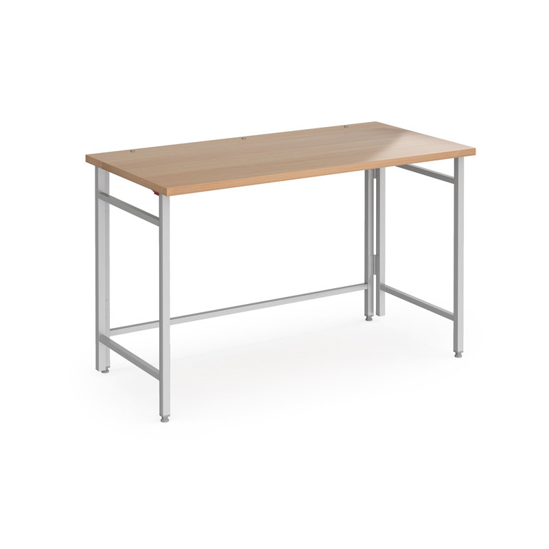 Burdelle Metal Base Computer Desk, 740cm H x 1200cm W x 600cm D