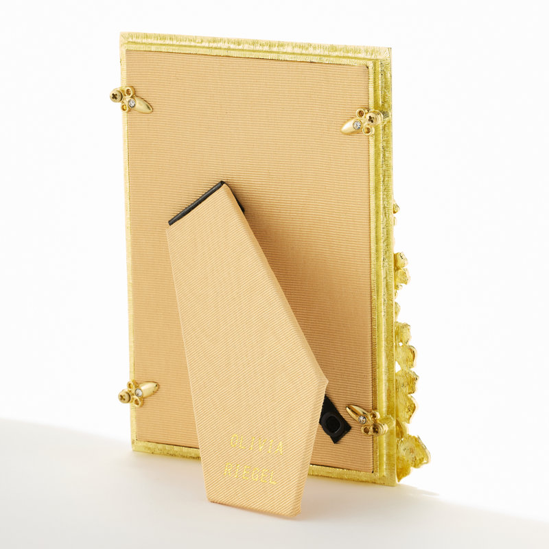 Evelyn Metal Picture Frame, Gold, 5" x 7"