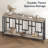 2-Tier Console Table Entryway Table Display Stand with Open Storage