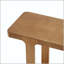Console de style minimaliste moderne de 50 po - Pieds en bois massif, placage de pin
