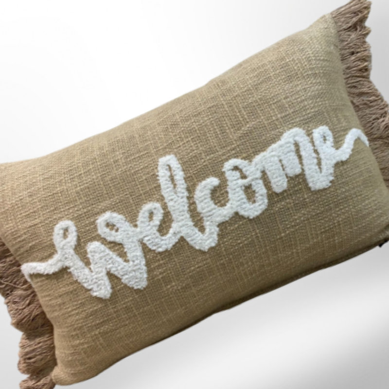Coussin en coton Ls Walden, Brun