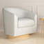 Fauteuil demi-tonneau pivotant Kanise-98752930