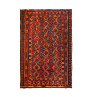 Hand Knotted Wool Southwestern Rug