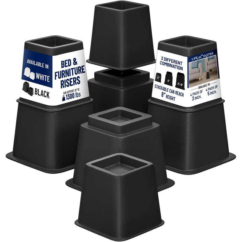 14.96 in. Bed Risers