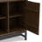 Banting 32"W Solid Wood Modern Industrial Low Storage Cabinet with Metal Base and Adjustable Shelves