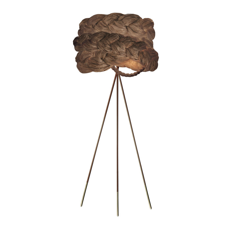 Bride Tripod Floor Lamp, Brown, Brown