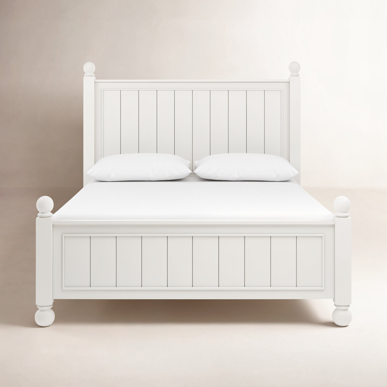 Selda Panel Bed, Queen, Milkstone