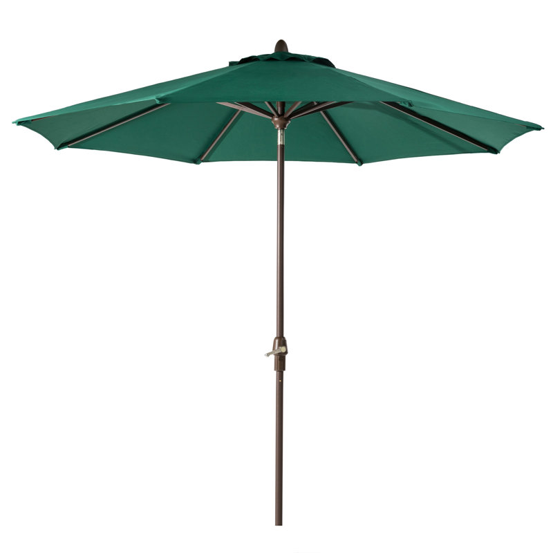 Parasol de marché Essa, Vert foncé