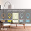 60W Equivalent A19 Dimmable LED Filament Light Bulb, 3000K Soft White-134035824-134035821