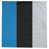 Bleu / noir / argent