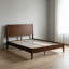 Lit plateforme en bois de bambou massif-160432392-160432395
