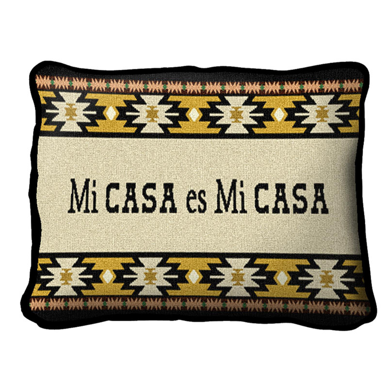 Housse de coussin réversible en coton