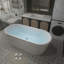 Baignoire autoportante 67 po. X 32 po. A24