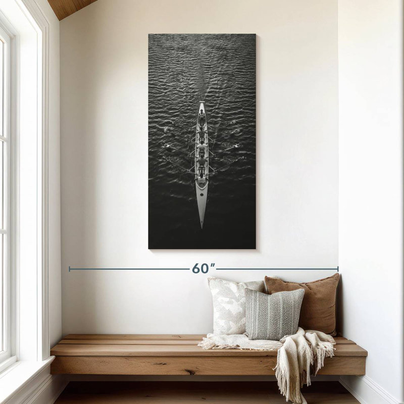 Rowing Team, 48" H x 24" W