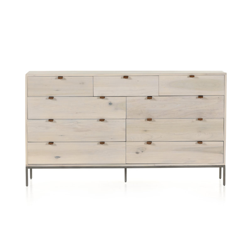 Trey 9 - Drawer Dresser, Dove Poplar