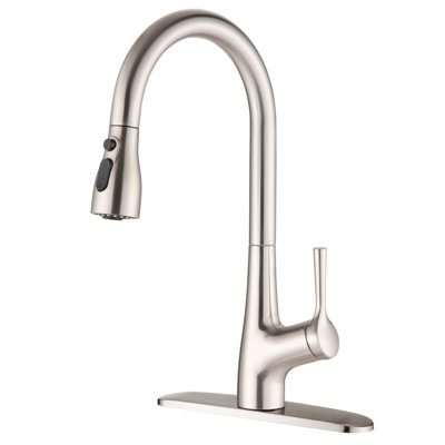 Single Handle Pull Down Kitchen Sink Faucet